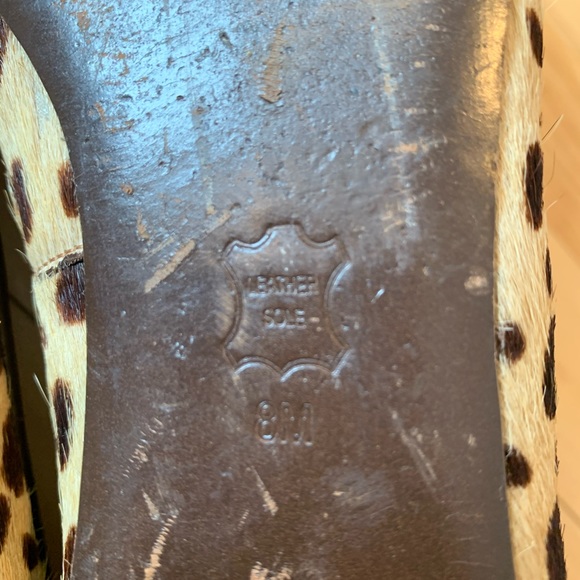 Tory Burch Cheetah Print Calf Hair Loafers - Picture 6 of 7